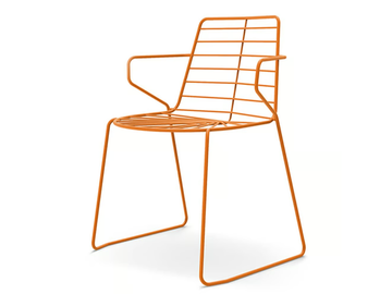 PALMAS - Stackable chair with armrests by Quinti Sedute - view 2
